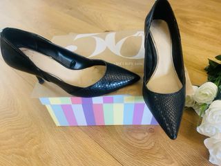 Zapatos tacón dúo Zara T-36