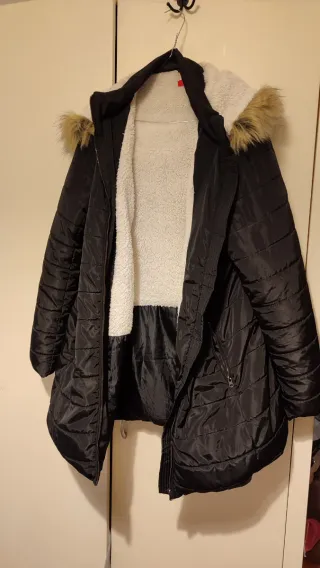 Giubbotto invernale donna nero taglia 46