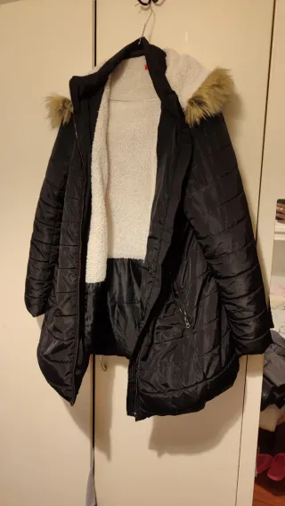 Giubbotto invernale donna nero taglia 46