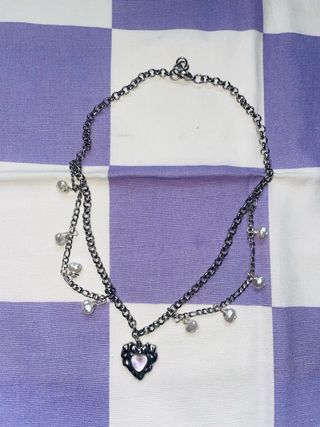 Collar Corazón Acero Inoxidable