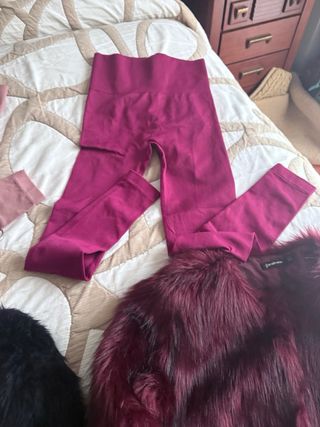 Abrigo pelo Stradivarius Talla M