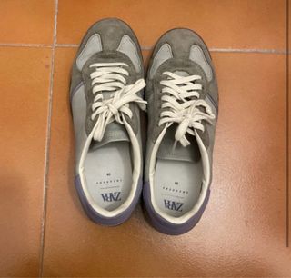 Zapatillas Zara Talla 38 Morado Gris