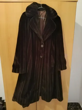 Abrigo largo marrón