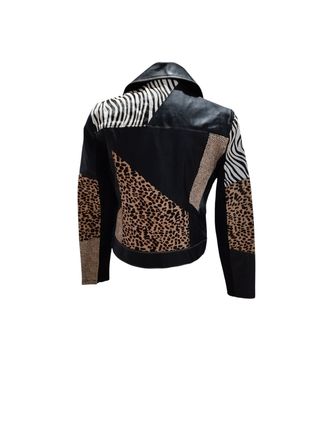 Cazadora Desigual Patchwork Animal Print Talla M