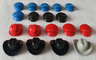 Lego Classic Town Minifigural, sombreros de polici