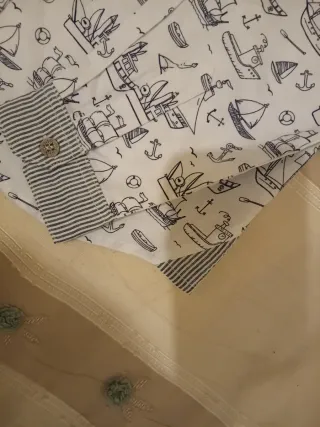 Camicia a maniche lunghe con navi tg 12 anni