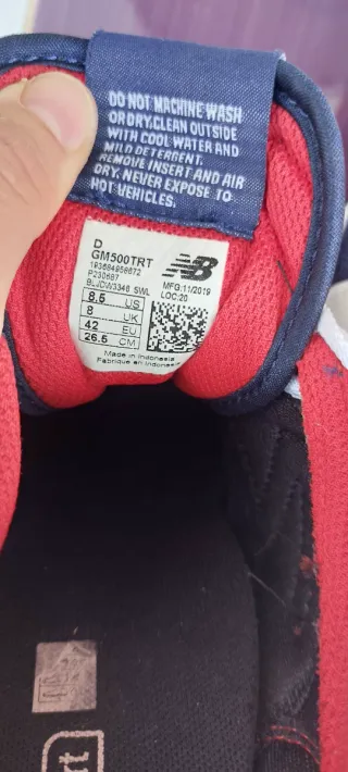 Zapatillas New Balance GM500 Azul/Rojo