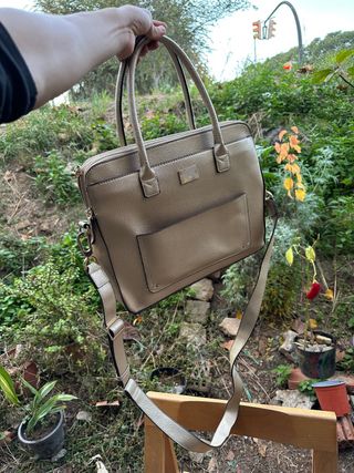 Bolso Parfois Beige y Dorado