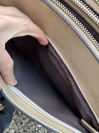 Bolso Parfois Beige y Dorado