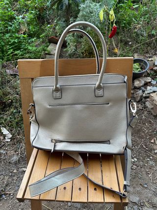 Bolso Parfois Beige y Dorado