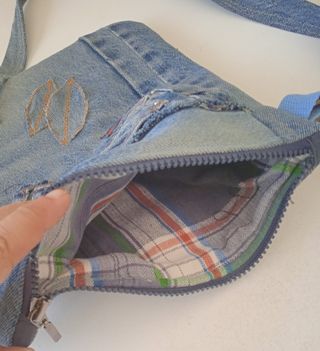 Bolso vaquero reciclado
