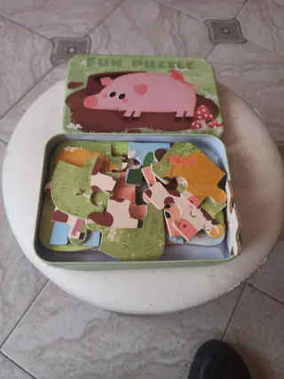 Puzzle Fun Puzzle con maialino