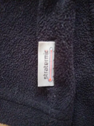 Maglia termica pile Decathlon doppio collo