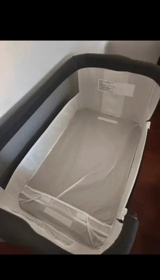 Minicuna Asalvo con colchón viscoelástico