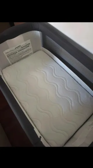 Minicuna Asalvo con colchón viscoelástico