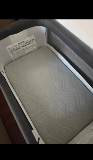 Minicuna Asalvo con colchón viscoelástico