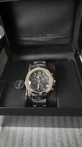 Reloj Tresor Paris Chapado Oro Blanco 18k Diamante