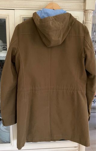 Chaquetón parca El Ganso marron e interior azul