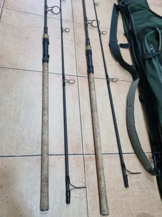 Cañas carpfishing Nash Scope 3lb Full Cork + Funda