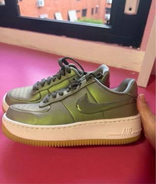 Nike Air Force 1 Upstep Premium LX Verdes, 36