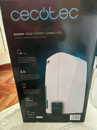 Deshumidificador Cecotec Blanco y Turquesa