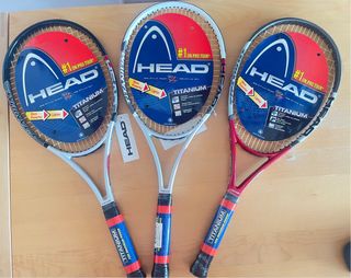 Lote 3 Raquetas HEAD Titanium Nuevas