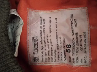 Cazadora piloto verde con forro naranja