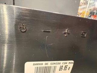 Barra de sonido Samsung con mando y woofer