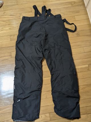 Pantalón sci nero con spalline regolabili
