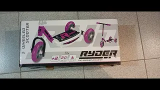 Patinete Ryder 3 Ruedas +2 Años