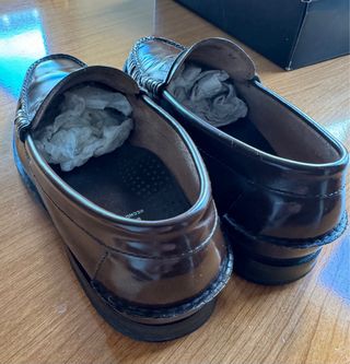 Mocasines Marrones de Piel