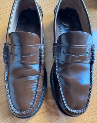 Mocasines Marrones de Piel