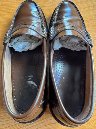 Mocasines Marrones de Piel