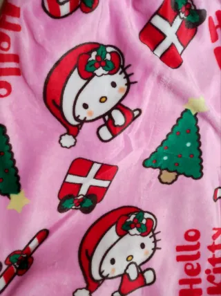 Coperta Hello Kitty Natale Fleece Rosa