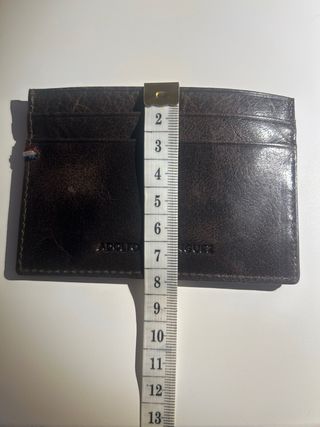 billetera/tarjetera. Adolfo Domínguez. Marron