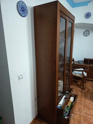 Vitrina madera maciza