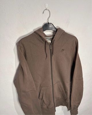 Sudadera Nike Vintage Marrón Cremallera