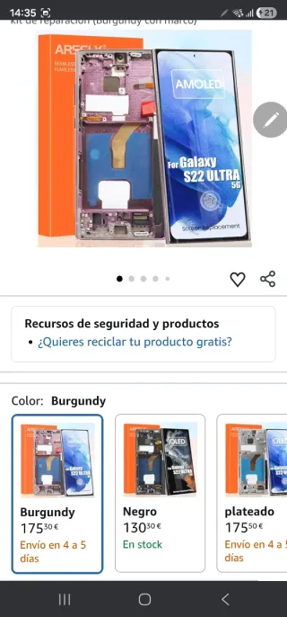 Schermo Samsung Galaxy S22 Ultra