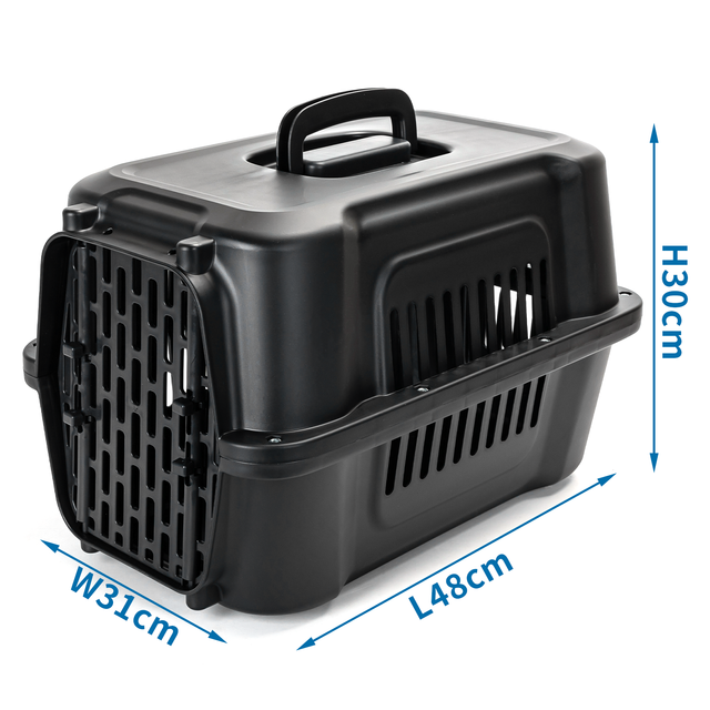 Transportín para mascotas negro