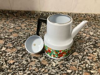 Jarra Tetera de porcelana motivos florales