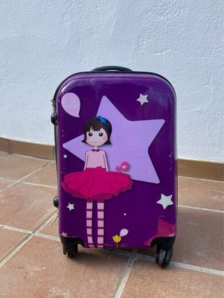 Maleta infantil con diseño de bailarina