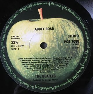 The Beatles - Abbey Road LP Reedición UK 90s