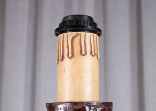 Lampada rullo da stampa industriale fine '800