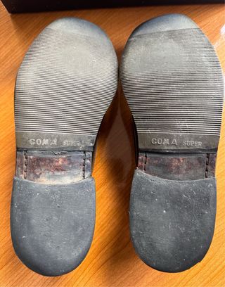 Mocasines negros de piel