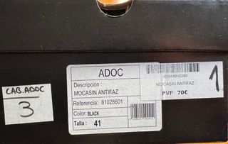 Mocasines negros de piel