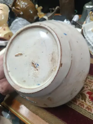 Fuente cerámica Fajalauza antigua