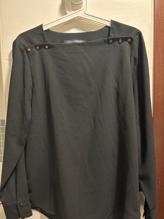 Camisa Zara Negra Talla S