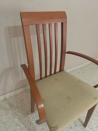 Sillas Cerezo Tapizadas (6 unidades) 20€ Cada una