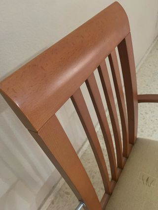 Sillas Cerezo Tapizadas (6 unidades) 20€ Cada una