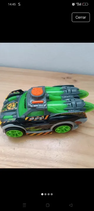 Coche Monster Truck Negro y Verde